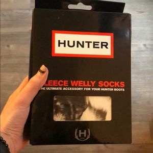 Hunter fleece liner socks